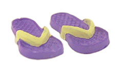Dollhouse Miniature Flip Flops-Adult Assorted